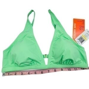 Gianni Bini Bikini Top Triangle - NWT | Women Medium | Green
